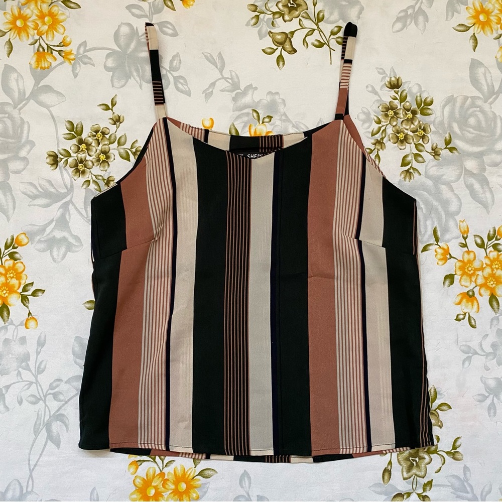Shein Size S Neutral V-Neck Tank